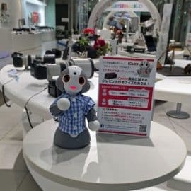 Kibiroがコンシェルジュ デビュー！キヤノンマーケティングジャパンのショールームでの活躍の様子をレポートのサムネイル